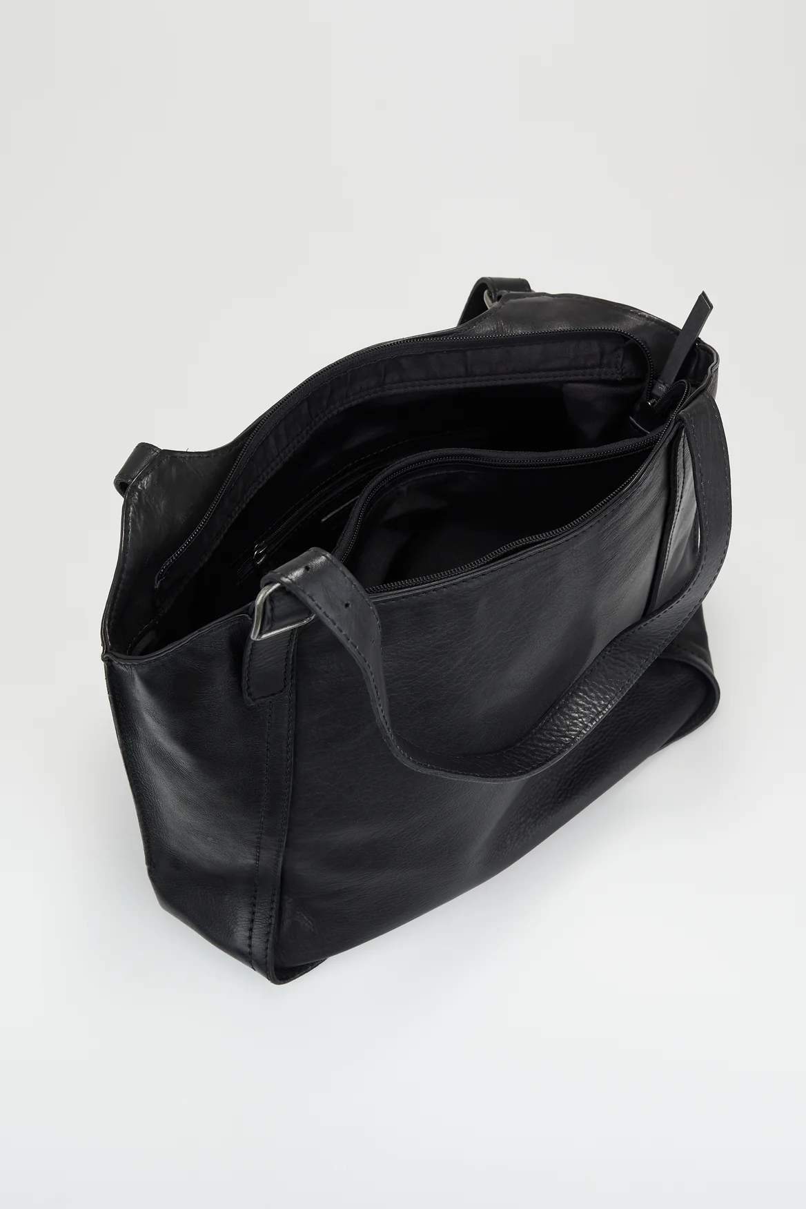 Maya Leather Buckle Tote Bag - Image 3