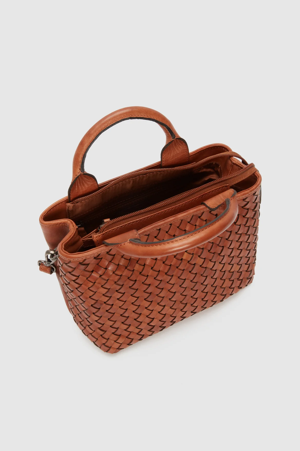 Palma Leather Weave Mini Bag - Image 3