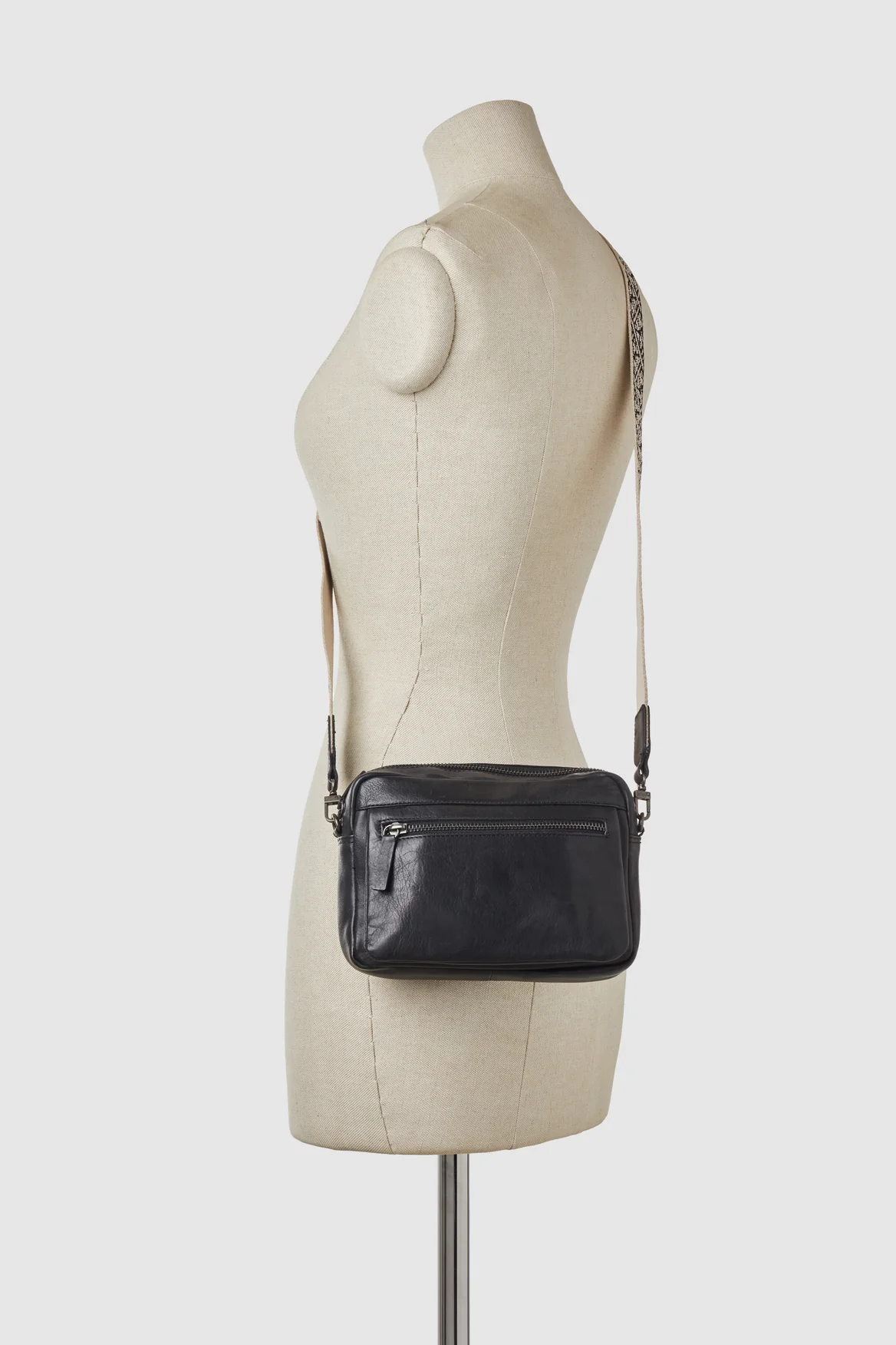 Pia Leather Small Crossbody - Image 4