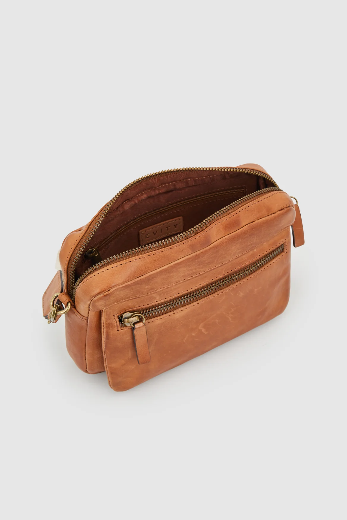 Pia Leather Small Crossbody - Image 3