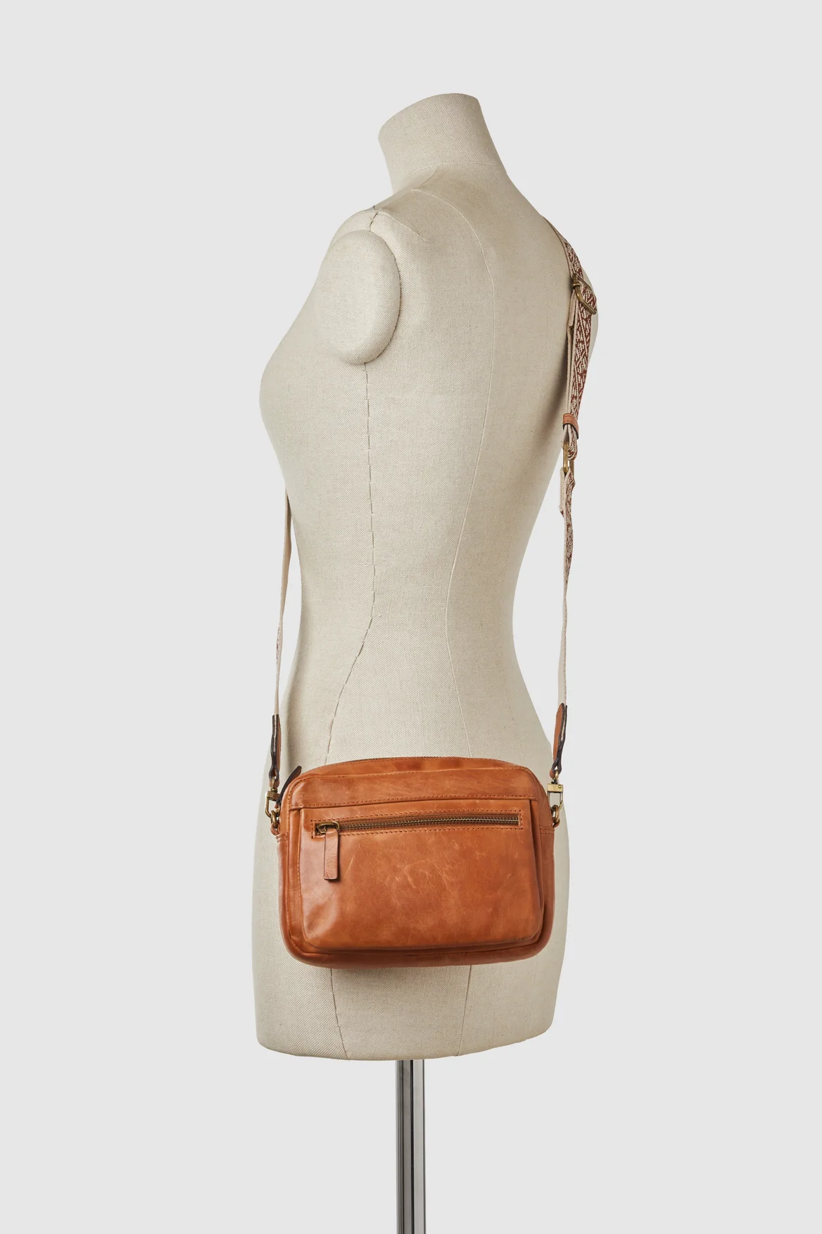 Pia Leather Small Crossbody - Image 4